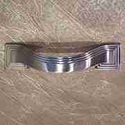 DECO DRAWER PULL ART DECO IN SATIN NICKEL P-3100-SNHERSH