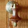 EASTLAKE WALNUT AND CAST BRASS TEAR DROP PULL BW-1262