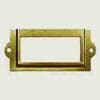 BRASS PLATED FILE LABEL CARD HOLDER D-3109