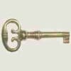 ANTIQUE SKELETON FURNITURE KEY B-1960 ANTIQUE SKELETON FURNITURE KEY B-1960