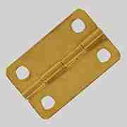 SMALL BRASS BUTT HINGE 1 INCH BY 5/8 INCHES OBX-HNG
