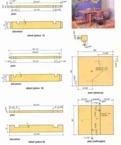Refectory Table End Extenders