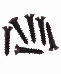 Black Oval Head Wood Screws