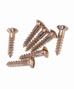 NICKEL OVAL HEAD SLOTTED WOOD SCREWS 20 COUNT POLISHED 5X5/8 BM-1010PN