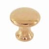 KNOB FOR BOOKCASE BRASS 5/8 INCH DIAMETER BM-1229PB