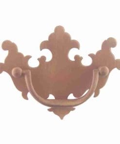 ANTIQUE BRASS FINISHED CHIPPENDALE PULL 2-1/2 INCH CENTERS BM-1462AB