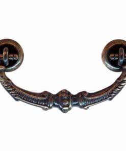 ANTIQUE CAST BRASS VICTORIAN AMERICAN OAK BAIL PULL BM-1190AB