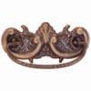 Antique Brass Stamped Pull