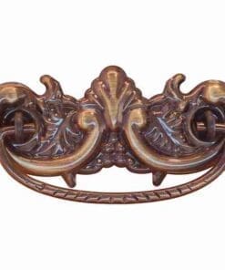 Antique Brass Stamped Pull