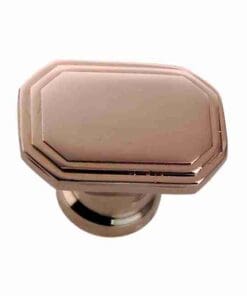 ART DECO DRAWER PULL NICKEL KNOB IN POLISHED NICKEL BM-1336PN