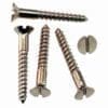 Polished Nickel Wood Screws