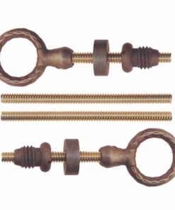 Cheval Swivel Mirror Bolt Screw Mounts Fastener Set Cast Antique Brass Finish Victorian BM-1351AB