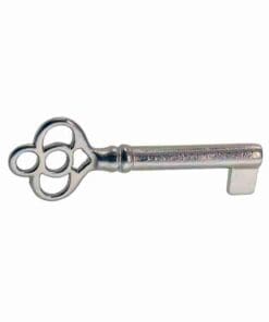 Nickel Plated Furniture Key