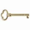 ANTIQUE FURNITURE KEY BRASS PLATED BM-6528PB