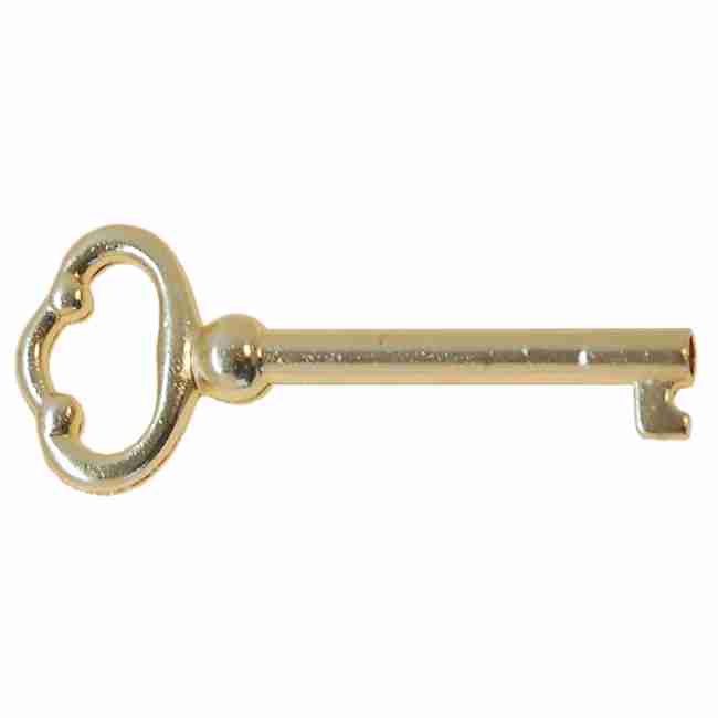 ANTIQUE FURNITURE KEY BRASS PLATED BM-6528PB ANTIQUE FURNITURE KEY BRASS PLATED BM-6528PB