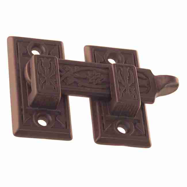 OIL RUBBED BRONZE WINDOW SHUTTER BAR LATCH BM-8815OB ORNATE OIL RUBBED BRONZE WINDOW SHUTTER BAR LATCH BM-8815OB ORNATE