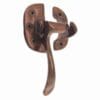 Solid Antique Brass Left Hand Ice Box Latch BM-1506AB