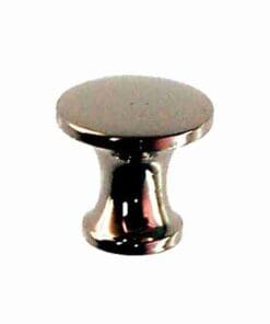 KNOB FOR STACKED BOOKCASE IN NICKEL PLATED BRASS FOR STACKED BOOKCASES 1/2 INCH DIAMETER BM-1222PN