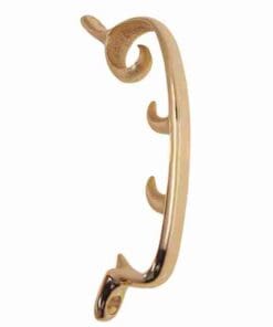PAIR OF BRASS PLATED CAST IRON MORRIS CHAIR ROD HOOKS BM-1349PB