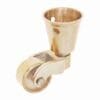 Small Solid Brass Cup Caster BM-1372PB Small Solid Brass Cup Caster