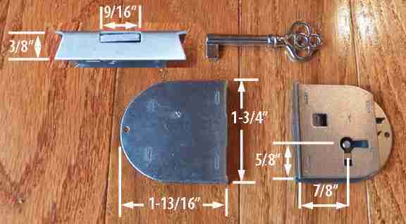 Right Hand Half Mortise Lock BM-6540RH Right Hand Half Mortise Lock