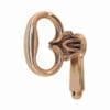COLONIAL REVIVAL MOCK KEY POLISHED BRASS BM-1707PB