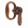 COLONIAL REVIVAL MOCK KEY ANTIQUE BRASS BM-1707AB