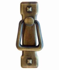 ARTS AND CRAFTS MISSION STYLE ANTIQUE BRASS DRAWER DOOR PULL BM-6016