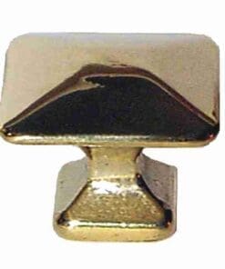 PYRAMID KNOB POLISHED CAST BRASS 1-1/4 INCH BM-1263PB
