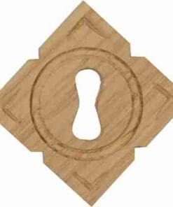 Diamond Oak Keyhole Cover
