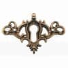 ANTIQUE CAST BRASS VICTORIAN KEYHOLE COVER BM-1212AB