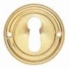 POLISHED STAMPED COLONIAL REVIVAL ROUND KEY HOLE BM-1218PB