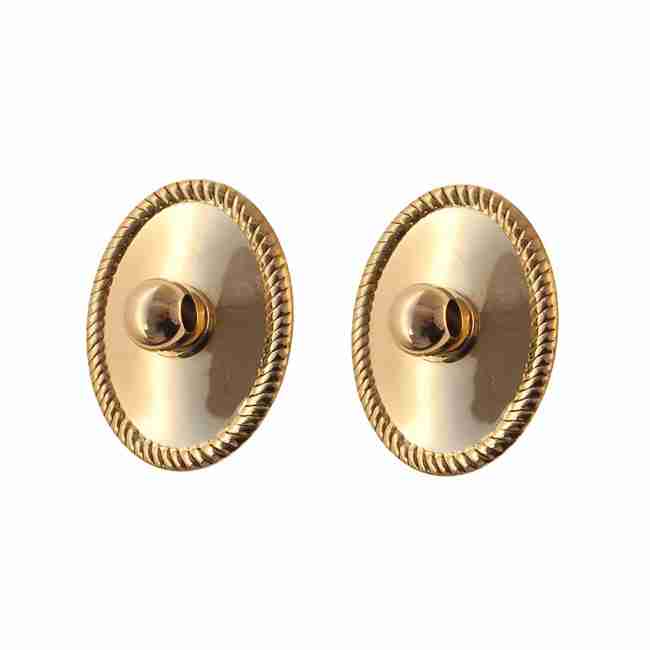 Colonial Revival Eyebolt Backplates BM-1320PB Colonial Revival Eyebolt Backplates