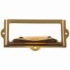 BRASS FILE LABEL CARD HOLDER /W FINGER PULL BM-1403PB