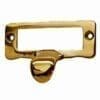 BRASS FILE LABEL CARD HOLDER /W FINGER PULL BM-1405PB