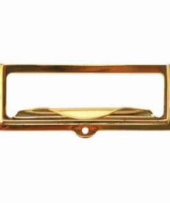BRASS LABEL HOLDER FINGER PULL B-3118 BM-1401PB