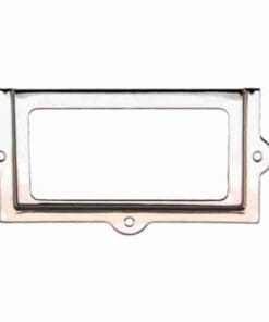 NICKEL PLATED BRASDS FILE LABEL CARD HOLDER BM-1406PN