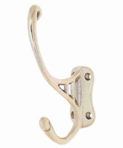 CAST BRASS HALL TREE COAT HOOK BM-1901PB