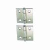 PAIR OF LOOSE PIN NICKEL PLATED STEEL BUTT HINGES BM-1566PN