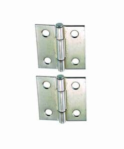 PAIR OF LOOSE PIN NICKEL PLATED STEEL BUTT HINGES BM-1566PN