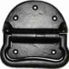 METAL TRUNK HANDLE BLACK CAST IRON LARGE F-4297B