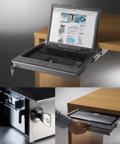 X-6151LLD LOCKABLE LAP TOP KEYBOARD SLIDE OUT DRAWER TRAY MEDIUM
