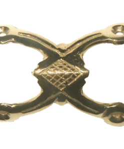 CAST BRASS TRUNK CORNER CLAMP 4 LEGGED B-4532/TKC22