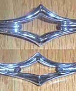 Chrome Art Deco Pull