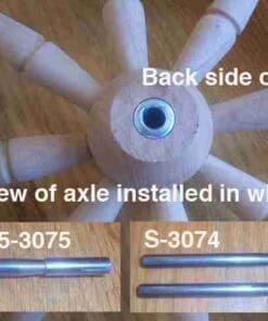 TEA CART WHEEL IN CHERRY AW-189TCWCHERRY AMWARE TEA CART WHEEL IN CHERRY AW-189TCWCHERRY AMWARE