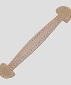 NATURAL LEATHER MUSHROOM END TRUNK HANDLE L-4283 TKH-94