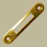 BRASS PLATED MORTISE LOCK STRIKE PLATE D-1993 L269LP