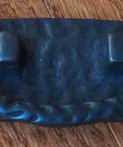HAMMERED BLACK ARTS AND CRAFTS MISSION STYLE DRAWER PULL D525BLHERSH
