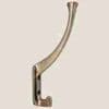 SATIN NICKEL ARTS AND CRAFTS STYLE COAT HOOK Q-351BHERSH