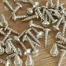 ROUND HEAD PHILLIPS HEAD NICKEL FINISHED SCREWS 5/8 X6 F-58X6RPAN